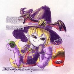  alternate_costume alternate_form ameerashourdraws antasma aura bad_end black_eyes blonde_hair breasts corruption crossover defeated dialogue english_text evil_smile eye_color_change fangs femsub flame gloves hat large_breasts luigi magic magician maledom malesub mario mario_&amp;_luigi_(series) mario_&amp;_luigi_:dream_team marisa_kirisame nintendo orb possession slit_pupils smile spiral super_mario_bros. text touhou vampire very_long_hair witch witch_hat yellow_eyes 