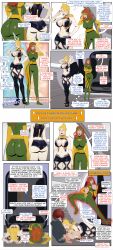  ahoge altered_perception ass blonde_hair blue_eyes border breasts brown_hair closed_eyes clothed clothed_exposure crotch_cutout dialogue dogdog earrings emma_frost english_text fellatio femsub fingering freckles jean_grey kneeling lactation large_ass large_breasts lipstick_mark long_hair maledom marvel_comics marvel_rivals masturbation milk multiple_girls multiple_subs nipple_cutout nipples nude oral prostration red_eyes short_hair spiral spiralwash_eyes text trigger x-men 