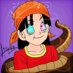  black_hair dragon_ball dragon_ball_gt femsub happy_trance lilly41944 pan_(dragon_ball) snake 