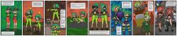 cheerleader comic corruption enemy_conversion femsub goggles high_heels inkling inkling_girl nintendo octoling octoling_girl sequence shyker soropin splatoon tagme tech_control text transformation weapon wedge_heels