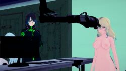 drone dronification microchip multiple_girls tech_control