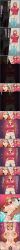  absurdres bald beard bleach border breasts brown_eyes censored closed_eyes clothed dark_skin dialogue femsub fingering heart heart_eyes long_hair maledom manzoku1pon nipples nude orange_hair orihime_inoue pepe_waccabrada pussy sex sunglasses symbol_in_eyes text undressing vaginal white_hair 