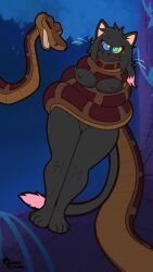  animated breasts cat_girl coils disney femsub furry iamaneagle kaa kaa_eyes maledom original snake snake_boy tagme tail the_jungle_book tiana_(tanafterdark) video 