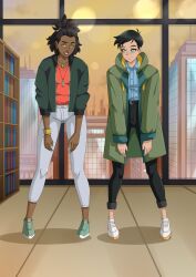  amber_bennett black_hair clothed dark_skin dc_comics female_only femsub happy_trance hypnotic_eyes invincible jacket kaa_eyes lois_lane my_adventures_with_superman office shoes short_hair superman_(series) the_dark_mangaka tomboy 