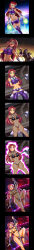 absurdres alien alien_girl bare_legs barefoot bikini blush bra breasts cleavage collar dc_comics empty_eyes feet female_only femsub hadant happy_trance large_breasts legs long_hair maledom midriff open_mouth pink_eyes pole_dancing red_hair see-through sequence signature smile solo starfire studded_collar super_hero teen_titans underwear watermark