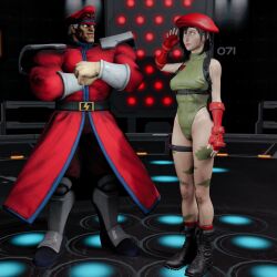  3d abs bare_shoulders black_hair boots capcom empty_eyes esccc expressionless femsub final_fantasy final_fantasy_vii fingerless_gloves gloves glowing hat large_breasts leotard m._bison maledom microchip saluting shadaloo_dolls short_hair standing standing_at_attention street_fighter tech_control tifa_lockhart whitewash_eyes wufan870203 