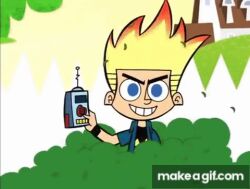  animated animated_gif blonde_hair blue_eyes femsub green_eyes hypnotic_accessory johnny_test johnny_test_(series) long_hair maledom mary_test red_hair screencast short_hair standing standing_at_attention susan_test tech_control text twins watermark 