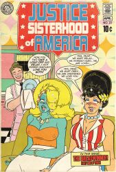  apron beehive_hair blonde_hair blush bouffant bracelet brown_hair columbia_(maggotmike) couch dialogue domestication drool earrings erect_nipples_under_clothes eye_roll eyeshadow femsub fish_girl good_sub_conditioning hair_band hair_covering_one_eye happy_trance lipstick maggotmike maledom mermaiden_(maggot_mike) necklace original sitting speech_bubble stepfordization text wholesome 