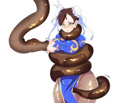 breast_feeding breast_sucking capcom chun-li coils crotch_rub disney femsub kaa kaa_eyes milking snake sonazthewho street_fighter tail_sex tailjob