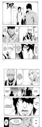  absurdres aizen_sosuke bleach clothed dialogue english_text femsub hair_covering_one_eye ichigo_kurosaki long_hair maledom malesub memory_alteration multiple_subs official orihime_inoue renji_abarai rukia_kuchiki short_hair text tsukishima_shukuro yasutora_sado 