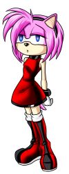  absurdres amy_rose blue_eyes dazed dead_source empty_eyes expressionless female_only femsub furry hedgehog_girl hypnogoat666 pink_hair short_hair sonic_the_hedgehog_(series) standing standing_at_attention transparent_background 