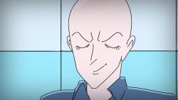 animated bald blonde_hair blue_eyes blush chiktatoon cross dialogue earrings expressionless femsub gloves green_eyes grey_eyes humor knight korean maledom red_hair sexuality_change sound spiral_background straitjacket video