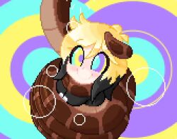  animated black_hair blonde_hair blush coils disney erika_(er-ikaa) fabius femsub happy_trance hoodie kaa kaa_eyes original ping pixel_art ring_eyes smile sound the_jungle_book video 
