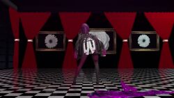  alternate_costume animated aware black_sclera body_control body_markings body_writing closed_eyes clothed costume crossover crotch_tattoo dancer dancing dress earrings empty_eyes essentialsx eye_color_change femsub from_behind glasses_on_head gloves grey_eyes grey_hair high_heels honkai_star_rail kafka_(honkai_star_rail) kuromaru lipstick looking_at_viewer m.u.g.e.n. makeup mannequin mmd multiple_methods_of_hypnosis music one_eye_open open_mouth pink_eyes possession puppet purple_eyes purple_hair purple_lipstick shoes slime smile sound tagme transformation video white_eyes wink 