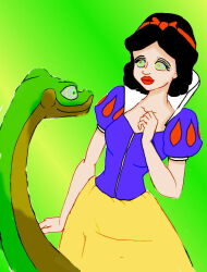 black_hair crossover disney female_only femsub happy_trance hypnotic_eyes kaa kaa_eyes large_lips malroth short_hair snake snow_white snow_white_and_the_seven_dwarfs the_jungle_book