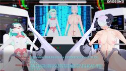 3d breasts cyberpunk_(series) cyberpunk_edgerunners english_text femsub lucy_(cyberpunk) nipples nude pengi13 rebecca_(cyberpunk) tagme tech_control text