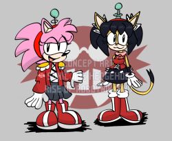 amy_rose antenna cat_girl classic_amy_rose enemy_conversion femsub furry hedgehog_girl honey_the_cat honeymakesart multiple_girls multiple_subs sonic_the_hedgehog_(series) tech_control