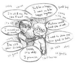 blush dark_skin dialogue happy_trance male_only maledom malesub sleepyboi32 smile