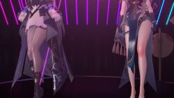  3d ahegao alternate_costume angry animated aware ball_gag bare_breasts bare_legs barefoot black_circle black_sclera blindfold blush body_control brain_injection clothed corruption costume crossover dancing dazed evil_smile feet femsub gag green_eyes grey_hair hand_on_hip hat heart_eyes herta_(honkai_star_rail) high_heels honkai_star_rail human_puppet kuromaru leggings legs long_hair looking_at_viewer m.u.g.e.n. mmd multiple_methods_of_hypnosis music navel one_eye_open open_mouth oral pantyhose posing possession puppet resisting ruan_mei_(honkai_star_rail) shoes short_hair sign smile sound symbol symbol_in_eyes tagme thighs tight_clothing tiptoes tongue tongue_out topless transformation vaginal very_long_hair video wink witch_hat yellow_eyes 