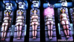 3d absurdres ada_wong barefoot black_hair blue_eyes blush bondage bottomless breasts brown_hair claire_redfield clitoris_piercing devil_may_cry faith_connors female_only femsub final_fantasy final_fantasy_xiii glowing happy_trance large_breasts lightning_farron lip_piercing long_hair mirror&#039;s_edge multiple_subs nicoletta_goldstein nipple_piercing nose_ring nude open_mouth operating_table piercing pink_hair resident_evil resident_evil_2 short_hair smile source_filmmaker tattoo tech_control text topless xxxgingeslut357xxx