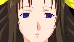 blue_eyes brown_hair empty_eyes expressionless milf saiminjutsu_(series) saiminjutsu_2 screenshot tagme takase_shino
