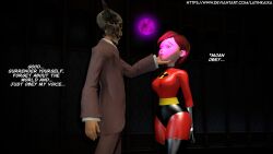 3d brown_hair femsub helen_parr large_breasts latinkaixa maledom milf text the_incredibles