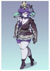  animal_ears ayuko_(jcroth) blonde_hair body_control boots corruption female_only femdom femsub furry green_eyes hair_buns hair_ornament hair_pulling hair_ribbon hand_on_hip horns hypnotic_smoke hypnotic_smoking indeedee kimono nimi_nightmare nintendo nurse open_mouth original pokemon pokemon_(creature) purple_hair short_hair size_difference smoke smoking spiral spiral_eyes tapir_girl vicart virtual_youtuber 