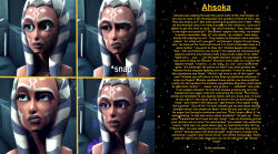  3d ahsoka_tano altered_perception bare_shoulders before_and_after collarbone dialogue femsub jax_(spectre1922) jedi_mind_trick maledom manip original purple_eyes resisting spectre1922_(manipper) star_wars tentacles text togruta twintails unaware 