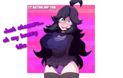  animated animated_gif bouncing_breasts breasts femdom hex_maniac hypnotic_breasts large_breasts looking_at_viewer manip moikaloop mr_closet_(manipper) nintendo pokemon pokemon_x_and_y pov pov_sub smile spiral text topless 