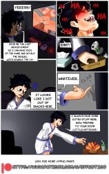  aiko_hajime_shin comic food how_i_became_my_masters_slave hypnotico saimin_(hypnotico) sharp_teeth speech_bubble story text video_game 