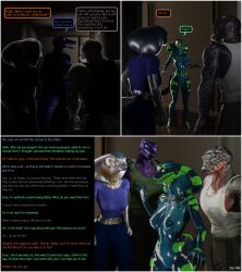  3d alien baxie_(thalarynth) bethany_(thalarynth) caption comic crocodile_girl del_(thalarynth) furry ian_(thalarynth) kathy_(thalarynth) original possession pov pov_dom scalie snake_boy snake_girl speech_bubble spiral_eyes text thalarynth_(manipper) 