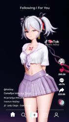  3d animated arms_behind_back ass bouncing_breasts breasts camellya cleavage closed_eyes clothed confused crossed_eyes crossover dancing earrings english_text environmental_text erection eye_color_change femsub finger_in_mouth glowing gradient_background green_eyes grey_hair hair_ornament hairband happy_trance heart heart_eyes hypnotic_accessory jewelry koikatsu! looking_at_viewer maledom mask midriff muscle_boy music nastay navel nipple_piercing nipples nude open_mouth orgasm penis piercing pink_eyes pussy sex shirt short_hair short_skirt shrunken_irises simple_background sin_sack skirt smile sound speech_bubble spiral_eyes squirting symbol_in_eyes tattoo text thigh_gap thighs tie tiktok tongue tongue_out touhou twintails undressing user_interface vaginal video wuthering_waves 