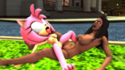 3d amy_rose crossover dc_comics femsub furry nude sonic_the_hedgehog_(series) sonicthebitch source_filmmaker tagme wonder_woman