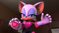  3d animated animated_gif bat_girl blue_eyes bodysuit breasts cleavage clothed evil_smile femdom furry gloves hypnotic_accessory large_breasts looking_at_viewer open_mouth opera_gloves pov pov_sub rouge_the_bat seamless smile sonic_the_hedgehog_(series) source_filmmaker tech_control white_hair 