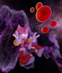 3d amy_rose ashen bottomless breasts female_only femsub furry happy_trance hedgehog_girl nude open_mouth pink_hair short_hair smile sonic_the_hedgehog_(series) topless