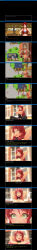 3d absurdres bottomless breasts comic custom_maid_3d_2 erect_nipples kamen_writer_mc large_breasts long_hair nipples red_hair rina_(mc_trap_town) symbol_in_eyes text