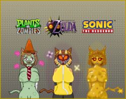  breasts cat_girl crossover female_only femsub furry gameoverse hypnotic_mask kit_bodega_(gameoverse) majora majora's_mask milkyr29 multiple_methods_of_hypnosis nintendo plants_vs._zombies possession sonic_the_hedgehog_(series) tagme the_legend_of_zelda zombie zombot 