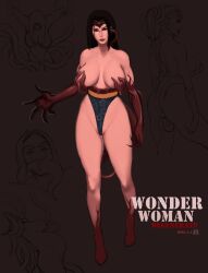  absurdres alien bondage bottomless brain_injection breasts corruption dc_comics drool lactation large_breasts long_hair nightmare_fuel nipple_penetration nude parasite promise_of_the_day_matt red_eyes super_hero tentacles topless torn_clothes western wonder_woman 
