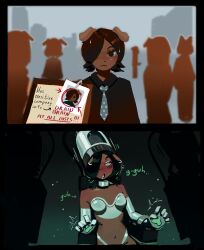 before_and_after brain brain_drain brain_sucking collar dog_girl english_text femsub meme opera_gloves pekorelle tagme tech_control text 