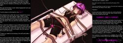  animated animated_gif bed betrayal black_background blush bondage breath brown_hair cables caption collar corruption drool female_only femdom femsub glowing glowing_eyes helmet lily_(manipper) manip midriff navel on_back orgasm pink_eyes resisting restrained sex_toy shorts simple_background solo steins;gate suzuha_amane tears tech_control text trembling twin_braids vibrator victoriamikoto wires 