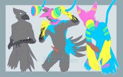 androgynous androgynous_dom artist_request bird_boy bottomless corruption deltarune drone erection furry large_penis male_only malesub non-human_penis nude original penis solo tech_control topless transformation werewire