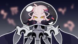 androgynous_dom androgynous_sub aura corruption fangs floating janeluart jellyfish levitation music nihilego nintendo parasite pokemon pokemon_(creature) pokemon_scarlet_and_violet pokemon_sun_and_moon possession scream_tail tentacles yellow_eyes