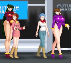  belt blue_eyes blue_hair bluebullpen bodysuit boots bow brown_eyes brown_hair bulma_briefs cameltoe cleavage crossover dragon_ball dragon_ball_super erect_nipples fembot femdom femsub fraw_bow glowing_eyes green_hair gundam_(series) hair_ribbon happy_trance high_heels huge_ass huge_breasts kasumi_tendo leotard long_hair milf military_uniform mobile_suit_gundam_(original) neckerchief ponytail ranma_1/2 red_eyes robotic_trance sailor_moon_(series) sailor_pluto short_hair single_hair_bun skirt smile story unaware 