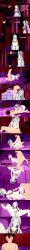 absurdres blue_eyes carlotta_(wuthering_waves) closed_eyes clothed crotch_tattoo cum cum_in_pussy dialogue english_text femsub green_eyes huge_cock large_penis lingerie long_hair maledom nipple_cutout orgasm penis pubic_hair pussy red_hair sex short_hair text vaginal white_hair wuthering_waves zenin1 