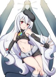  bare_shoulders belt blush boots empty_eyes expressionless female_only femsub fingerless_gloves gloves hat iron_maiden_jeanne long_hair looking_at_viewer midriff navel nintendo open_mouth opera_gloves pokemon pokemon_ultra_sun_and_ultra_moon red_eyes shaman_king short_hair silver_hair small_breasts solo team_rainbow_rocket team_rocket very_long_hair yossy_(artist) 