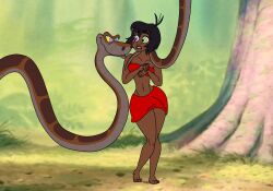 coils dark_skin disney erection femsub genderswap hungrykaa hypnotic_eyes kaa kaa_eyes lip_biting mowgli snake the_jungle_book