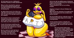 ass bare_legs brain_drain breasts caption chica cleavage cleavage_cutout clothed cum cumming_out_brain domestication femdom five_nights_at_freddy&#039;s five_nights_at_freddy&#039;s_2 furry gremlingrounded happy_trance heart_eyes huge_ass huge_breasts hypnotic_breasts hypnotic_eyes kneeling large_ass large_breasts legs malesub manip mind_break nobodyreally(manipper) orgasm paizuri penis penis_milking phantom_penis robot robot_girl seductive_smile smile symbol_in_eyes text thick_thighs toy_chica