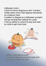  comic femsub halloween original parasite pumpkin tagme text wei88 