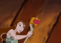  animated animated_gif breasts brown_hair disney female_only femsub happy_trance jane_porter open_mouth possession screencast tarzan_(movie) very_long_hair western whitewash_eyes 