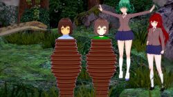  3d brown_hair chara_(undertale) disney femsub friday_night_funkin' frisk_(undertale) girlfriend_(friday_night_funkin') green_hair kaa long_hair one_punch_man red_hair school_uniform shadow1333 short_hair snake tatsumaki_(one_punch_man) the_jungle_book undertale 